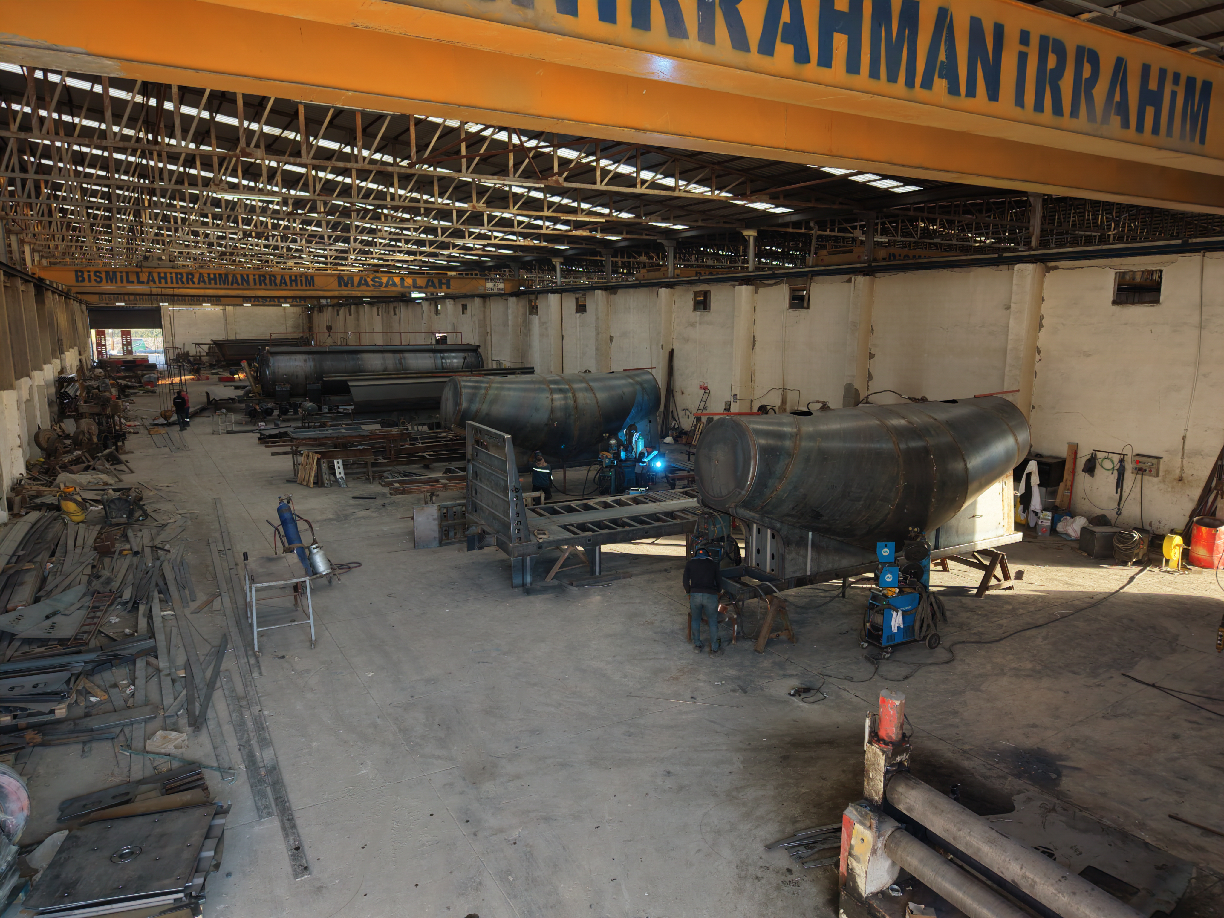 Tanker Silindir Üretim Sahası