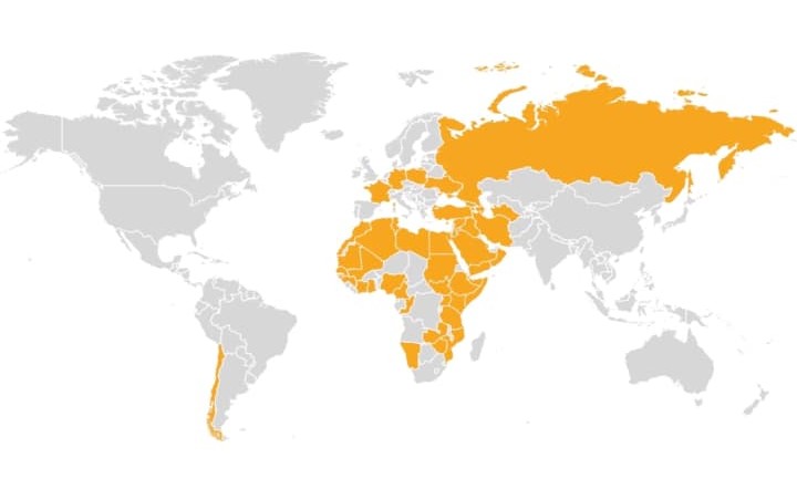 World Map - Global Reach